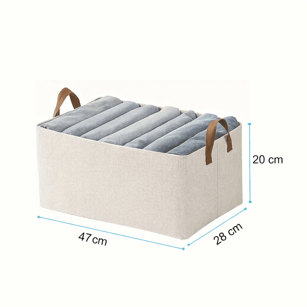 Organizador de Ropa Plegable de Tela Oxford con Estructura de Acero