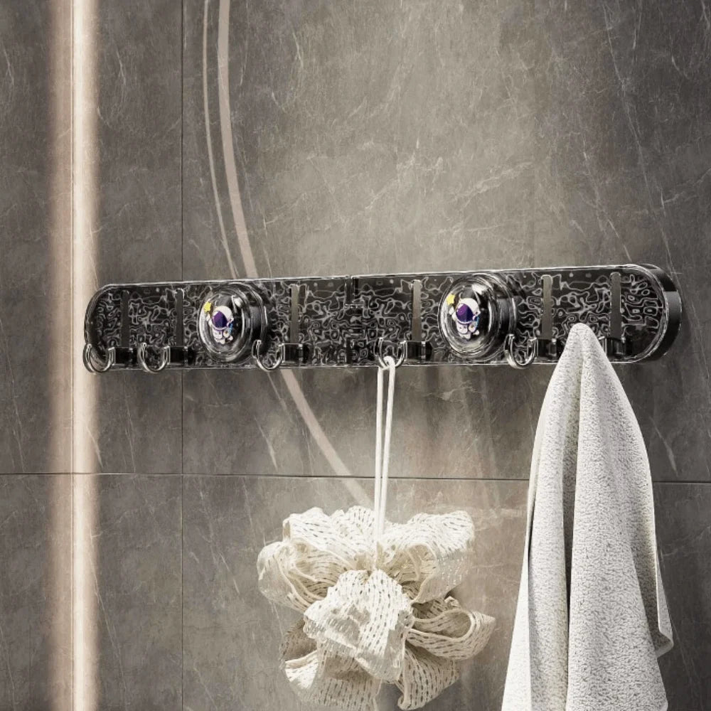 Drehbarer Handtuchhalter mit Saugnapf – Spart Platz