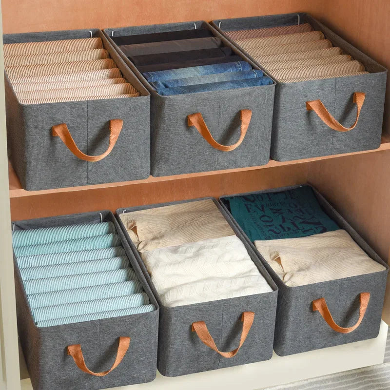 Organizador de Ropa Plegable de Tela Oxford con Estructura de Acero