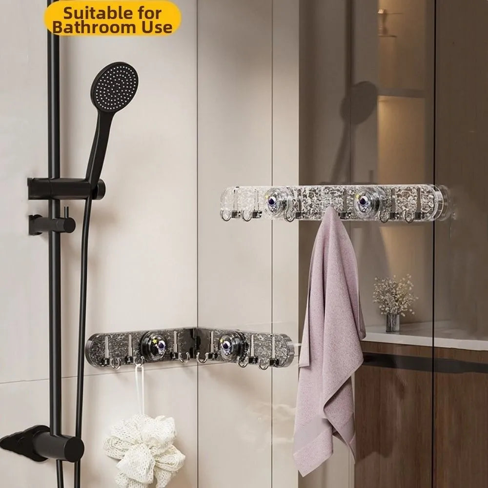 Drehbarer Handtuchhalter mit Saugnapf – Spart Platz