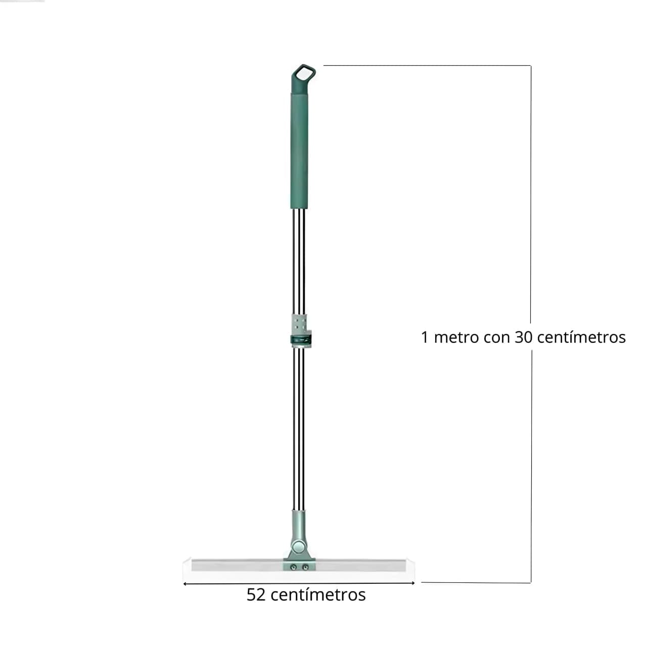 2-in-1 Besen mit Abzieher: fegt und entfernt Wasser